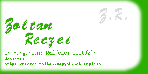 zoltan reczei business card